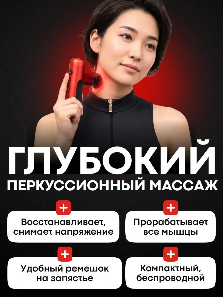 Перкуссионный массаж бедер с Yamaguchi Gun Super Mini